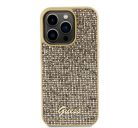 Guess Disco Metal Script Apple iPhone 15 Pro hátlap tok, arany