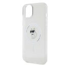 Karl Lagerfeld IML Choupette MagSafe Apple iPhone 15 Plus hátlap tok, átlátszó