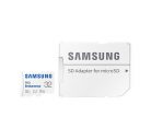 SAMSUNG Memóriakártya, PRO Endurance microSD kártya 32GB, CLASS 10, UHS-I (SDR104), + SD Adapter, R100/W30