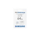 SAMSUNG Memóriakártya, PRO Endurance microSD kártya 64GB, CLASS 10, UHS-I (SDR104), + SD Adapter, R100/W30