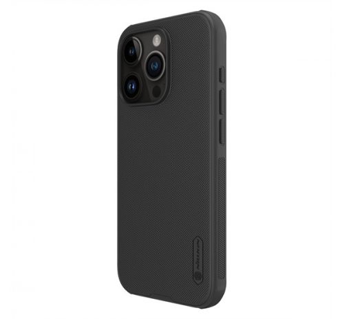 Nillkin Super Frosted Shield Pro Mágneses Apple iPhone 15 Pro műanyag tok, fekete