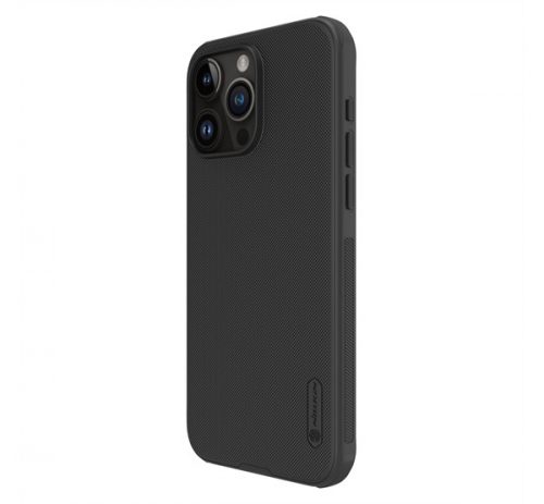 Nillkin Super Frosted Shield Pro Mágneses Apple iPhone 15 Pro Max műanyag tok, fekete