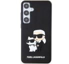 Karl Lagerfeld 3D Rubber Karl&Choupette Samsung Galaxy S24 tok, fekete