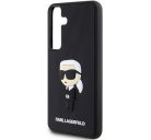 Karl Lagerfeld 3D Rubber Ikonik Samsung Galaxy S24+ tok, fekete 