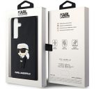 Karl Lagerfeld 3D Rubber Ikonik Samsung Galaxy S24+ tok, fekete 