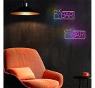 Forever Neon Plexi LED világítás, BAR koktéllal