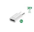 4smarts Lightning - USB Type-C PD adapter szett, 27W, 2 db