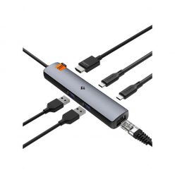 Spigen Pro Multi Hub, szürke (6 Port) PD2302