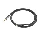 Hoco UPA19 Audio Jack 3,5mm / Lightning ( 8-pin ) kábel, 1m, fekete