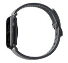 Uniq Straden vízálló bőr Apple Watch szíj, 49/45/44/42MM, szürke