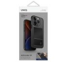 Uniq Air Fender Apple iPhone 15 Pro kártyatartós tok, szürke