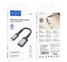 Hoco UA24 Type C - USB3.0 átalakító, fekete