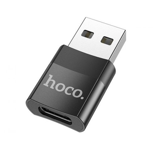 Hoco UA17 OTG adapter USB A - Type C, fekete