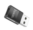 Hoco UA17 OTG adapter USB A - Type C, fekete