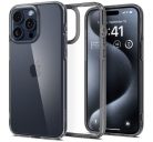 Spigen Ultra Hybrid Apple iPhone 15 Pro tok, Space Crystal, átlátszó-szürke, fekete-átlátszó