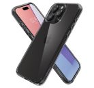 Spigen Ultra Hybrid Apple iPhone 15 Pro Max tok, Space Crystal, átlátszó-szürke, fekete-átlátszó