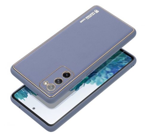 Forcell Leather Samsung Galaxy A35 5G  bőr tok, kék