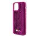 Guess Sequin Script Logo iPhone 12/12 Pro tok, magenta