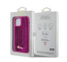 Guess Sequin Script Logo iPhone 12/12 Pro tok, magenta