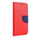 Fancy Xiaomi Redmi 13C / Poco C65 flip tok, piros / kék