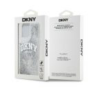 DKNY Liquid Glitter Arch Logo Apple iPhone 15 Pro tok, átlátszó