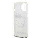 Hello Kitty IML Head Logo Apple iPhone 15 hátlap tok, fehér