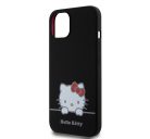 Hello Kitty Liquid Silicone Daydreaming Logo Apple iPhone 13 hátlap tok, fekete