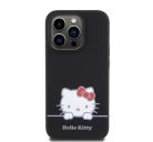 Hello Kitty Liquid Silicone Daydreaming Logo Apple iPhone 15 Pro hátlap tok, fekete