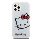 Hello Kitty IML Head Logo Apple iPhone 12/12 Pro hátlap tok, fehér