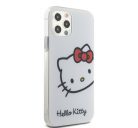 Hello Kitty IML Head Logo Apple iPhone 12/12 Pro hátlap tok, fehér