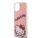 Hello Kitty IML Daydreaming Logo Apple iPhone 15 hátlap tok, rózsaszín