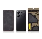 Tactical Xproof Xiaomi Redmi Note 13 Pro 5G/Poco X6 5G flip/oldalra nyíló tok, fekete