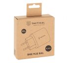 Tactical Base Plug Dual gyorstöltő adapter USB + Type-C, 20W, fekete