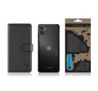 Tactical Field Notes Motorola G32 flip/oldalra nyíló tok, fekete