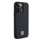 DKNY PU Leather Repeat Pattern Stack Logo iPhone 13 Pro Max Magsafe hátlap tok, fekete