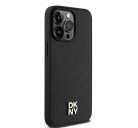 DKNY PU Leather Repeat Pattern Stack Logo iPhone 15 Pro Max Magsafe hátlap tok, fekete