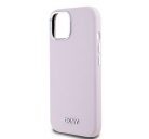 DKNY Liquid Silicone Small Metal Logo Apple iPhone 15 Plus / 14 Plus Magsafe hátlap tok, rózsaszín, DKHMP15MSMCHLP