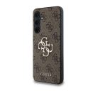 Guess 4G Big Metal Logo Samsung Galaxy A35 hátlap tok, barna, CSA354GMGBR 