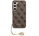 Guess 4G Charms Collection Samsung Galaxy A55 hátlap tok, barna, CSA55GF4GBR