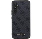 Guess 4G Metal Gold Logo Samsung Galaxy A55 hátlap tok, fekete, GUOHCSA55G4GFGR