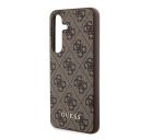 Guess 4G Metal Gold Logo Samsung Galaxy A55 hátlap tok, barna, GUOHCSA55G4GFBR