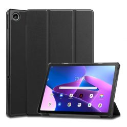   Lenovo Tab M10 Plus (10.61) (3. generáció) TB125 / TB128, mappa tok, Trifold, fekete