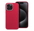 Frame iPhone 15 Pro Max közepesen ütésálló tok kameravédő kerettel, magenta