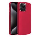 Frame iPhone 15 Pro Max közepesen ütésálló tok kameravédő kerettel, magenta