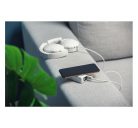 Forcell 4in1 univerzális töltő, külső akkumulátor / power bank vezeték nélküli töltéssel, USB/USB-C, (15W/8000mAh) fehér