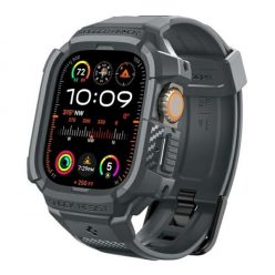   Spigen Rugged Armor Pro Apple Watch Ultra 2/1 (49mm) tok/szíj, sötétszürke