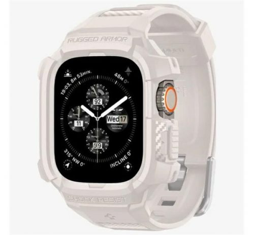 Spigen Rugged Armor Pro Apple Watch Ultra 2/1 (49mm)  tok/szíj, bézs