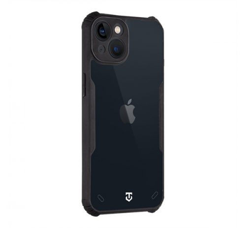 Tactical Quantum Stealth Apple iPhone 13 hátlap tok, átlátszó/fekete