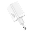 Baseus Super Si Pro gyorstöltő USB + USB Type-C, 30W, fehér