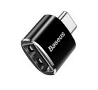 Baseus USB-USB Type-C 2.4A adapter, fekete